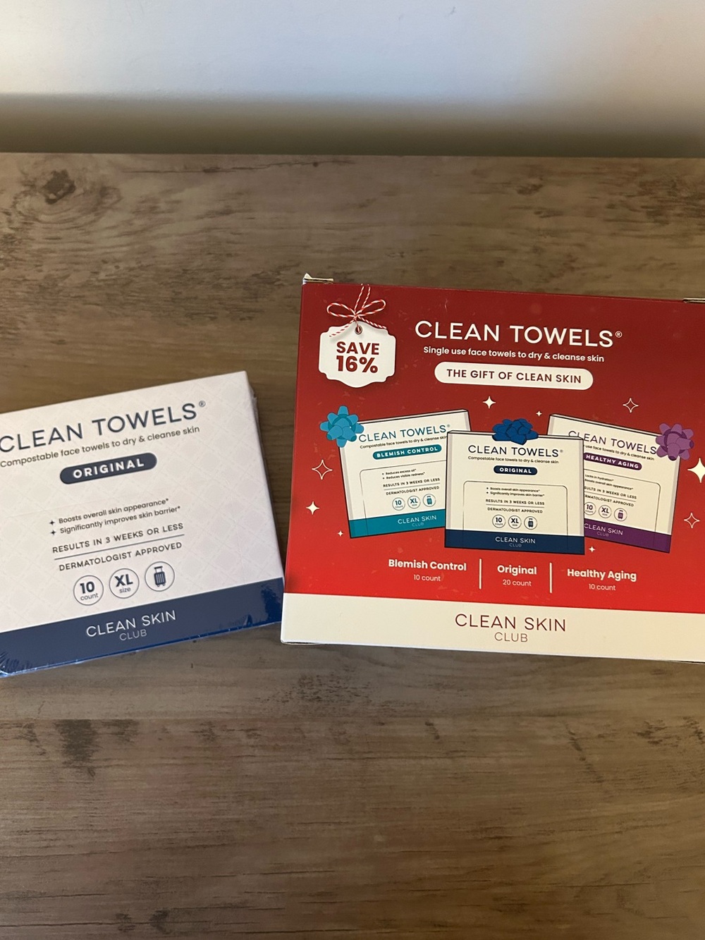 Clean Skin Towels Bundle Single Use Face Towels New in Box